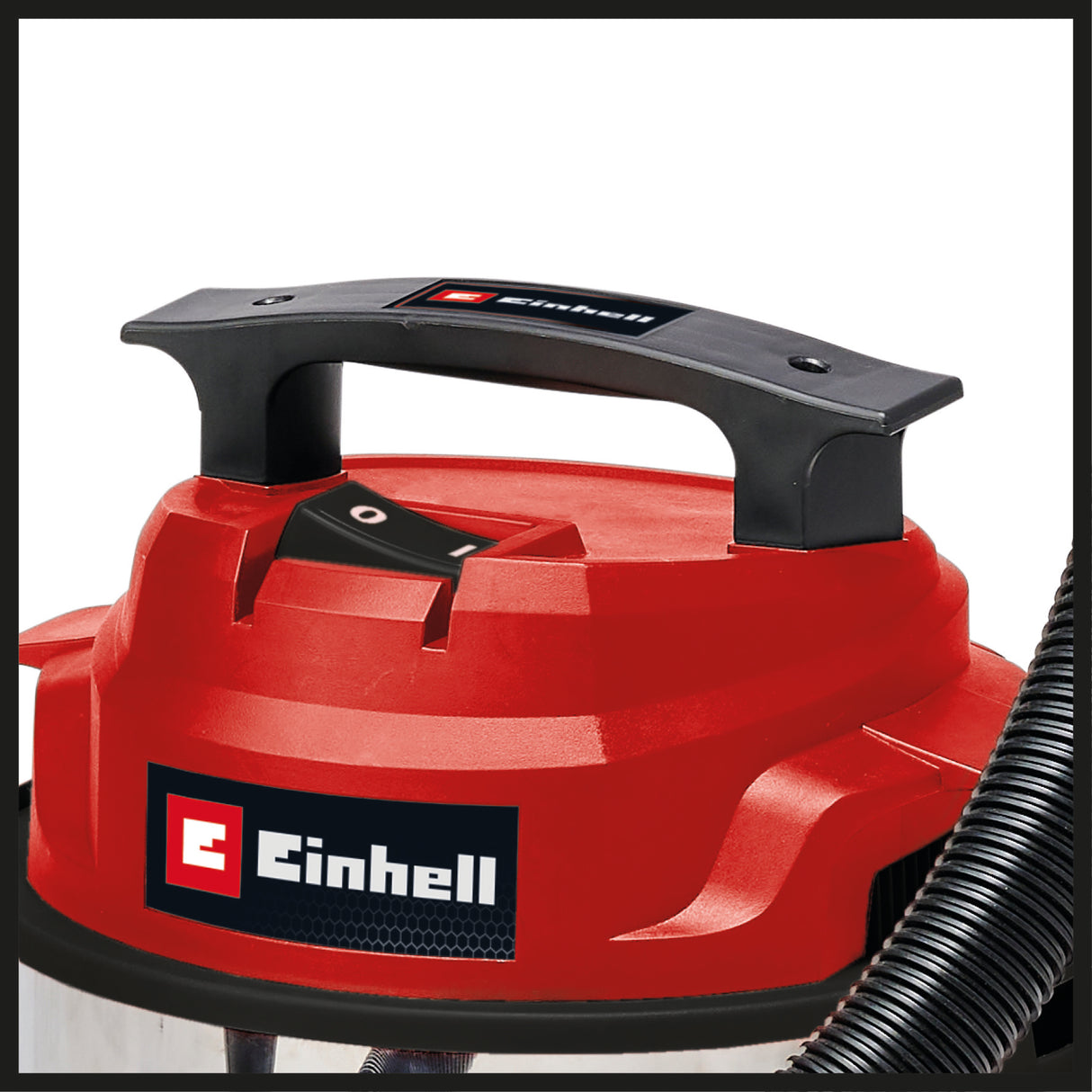 Aspirator umed/uscat Einhell TC-VC 1812 S (putere 1.250, sistem de furtun de 36 mm, recipient din otel inoxidabil de 12 l, filtru din spuma, duze extinse