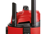 Aspirator umed/uscat Einhell TC-VC 1825 (1250 W, rezervor de 25 l, racord de suflare, incl. furtun/tub de aspirare din plastic, duze pentru covoare/pardoseli netede + crapaturi, filtru de lunga durata/din spuma