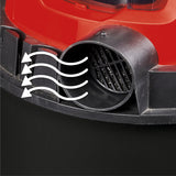Einhell TC-VC 18/15 Li-Solo Power X-Change akkus száraz/nedves porszívó (18 V, 15 l-es tartály, 4 görgő, tartozéktartó, különféle szűrőkkel, akkumulátor nélkül)