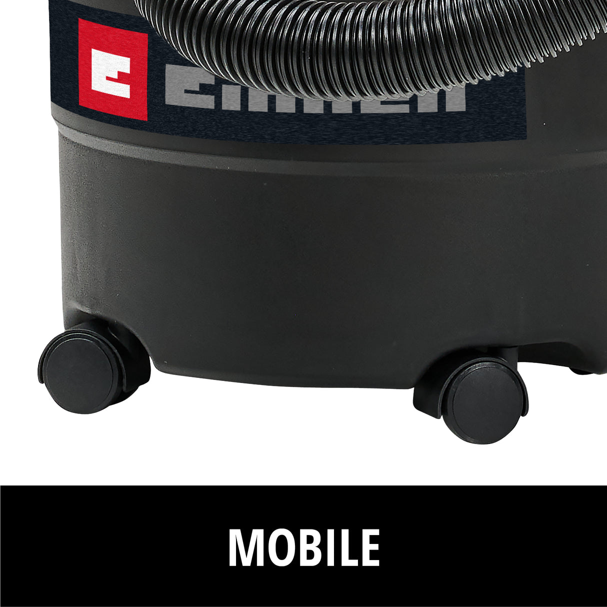 Einhell TC-VC 18/15 Li-Solo Power X-Change akkus száraz/nedves porszívó (18 V, 15 l-es tartály, 4 görgő, tartozéktartó, különféle szűrőkkel, akkumulátor nélkül)