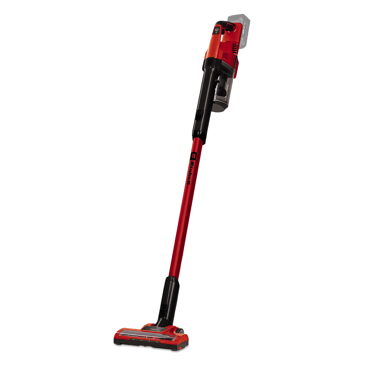 Aspirator vertical pe acumulator Einhell TE-SV 18 Li-Solo Power X-Change (Li-Ion, 18V, aspirator vertical pe acumulator fara sac, recipient de colectare de 0,6 l, tehnologie ciclon, sistem triplu de filtrare