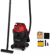 Aspirator umed/uscat Einhell TC-VC 2555 A,850 W, putere aspirare 180 mbar, priza automata, recipient 25 L, maner transport, inclusiv duze, filtre si sac colectare - imagine 1
