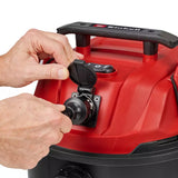 Aspirator umed/uscat Einhell TC-VC 2555 A,850 W, putere aspirare 180 mbar, priza automata, recipient 25 L, maner transport, inclusiv duze, filtre si sac colectare - imagine 4