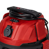 Aspirator umed/uscat Einhell TC-VC 2555 A,850 W, putere aspirare 180 mbar, priza automata, recipient 25 L, maner transport, inclusiv duze, filtre si sac colectare - imagine 8