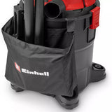 Aspirator umed/uscat Einhell TC-VC 2555 A,850 W, putere aspirare 180 mbar, priza automata, recipient 25 L, maner transport, inclusiv duze, filtre si sac colectare - imagine 9
