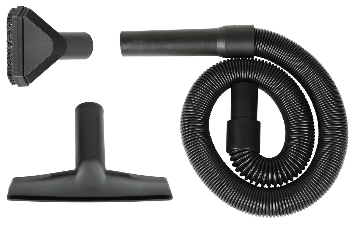 Set de accesorii originale pentru aspirator Einhell, potrivit pentru aspiratorul vertical pe acumulator TE-SV 18 Li, furtun flexibil cu racord de 36 mm, 1x duza pentru tapiterie, 1x duza universala