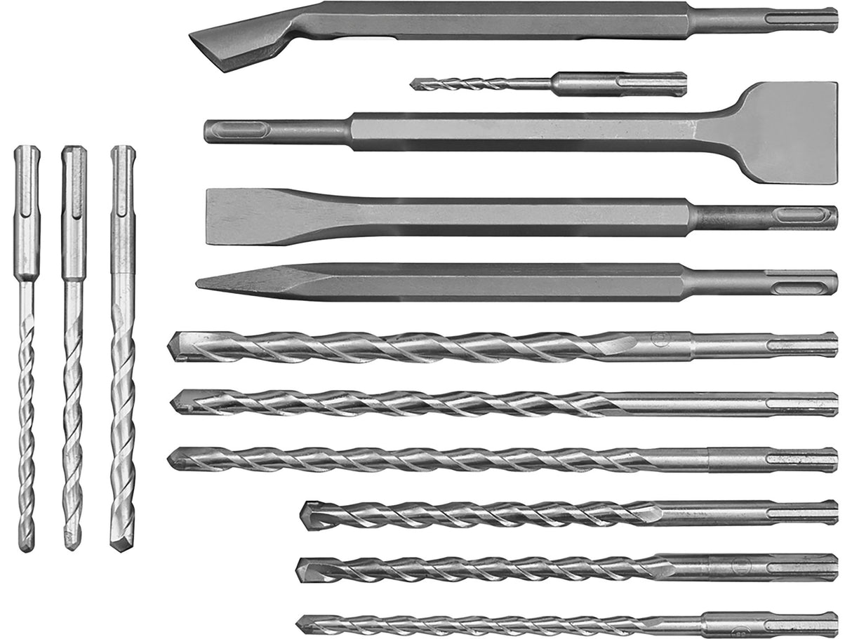 SET BURGHIE SI VOREL 23586 DALTI SDS PLUS, 14 BUC