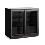 Vitrina de bar, Arktic, 197L, negru, 220-240V/160W, 900x520x(H)865mm