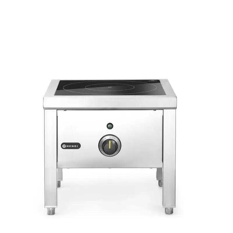 Aragaz cu inductie de mare putere, Hendi , ø160-300 mm, 5000W,400v,dimensiuni:400x400x(H)380mm
