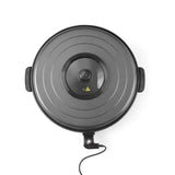 Tigaie electrica cu capac Hendi, aluminiu cu strat anti-aderent, vas interior 55x inaltime 6 cm, exterior 62x inaltime 19 cm, 230 V, 1600 W
