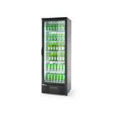 Vitrina frigorifica de prezentare interval temp. 2/10 C, 195 W, corp inox, ARKTIC by Hendi, 600x530x(H)1820 mm 300 Litri, Clasa energetica E