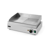 Gratar Profi Line 1/2 neted, 1/2 striat, 230V/2400W, 550x380x(H)240 mm