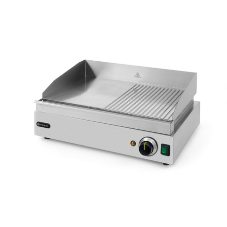 Gratar Profi Line 1/2 neted, 1/2 striat, 230V/2400W, 550x380x(H)240 mm