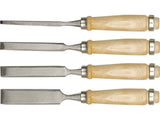 SET 4 DALTI NO NAME 25500 6-24MM, MANER LEMN