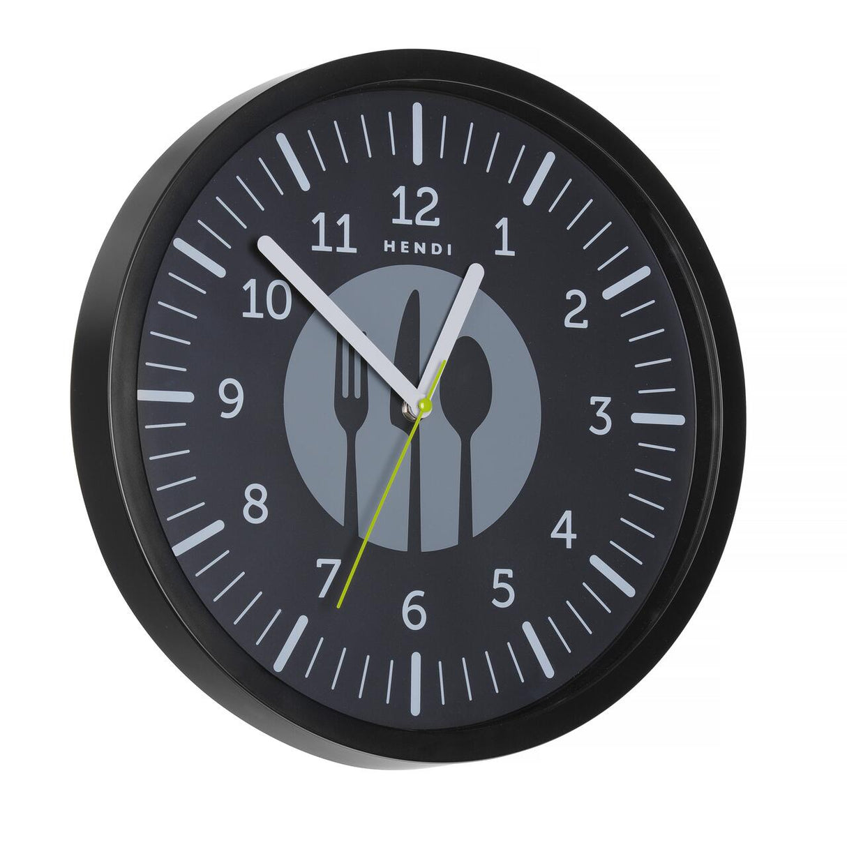 Ceas de perete HENDI, negru, ⌀356x(H)45mm