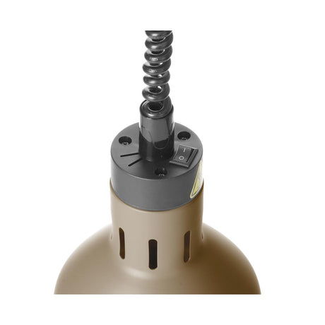 Lampa de caldura cilindrica HENDI, bej, 230V/250W, 175x(H)250mm