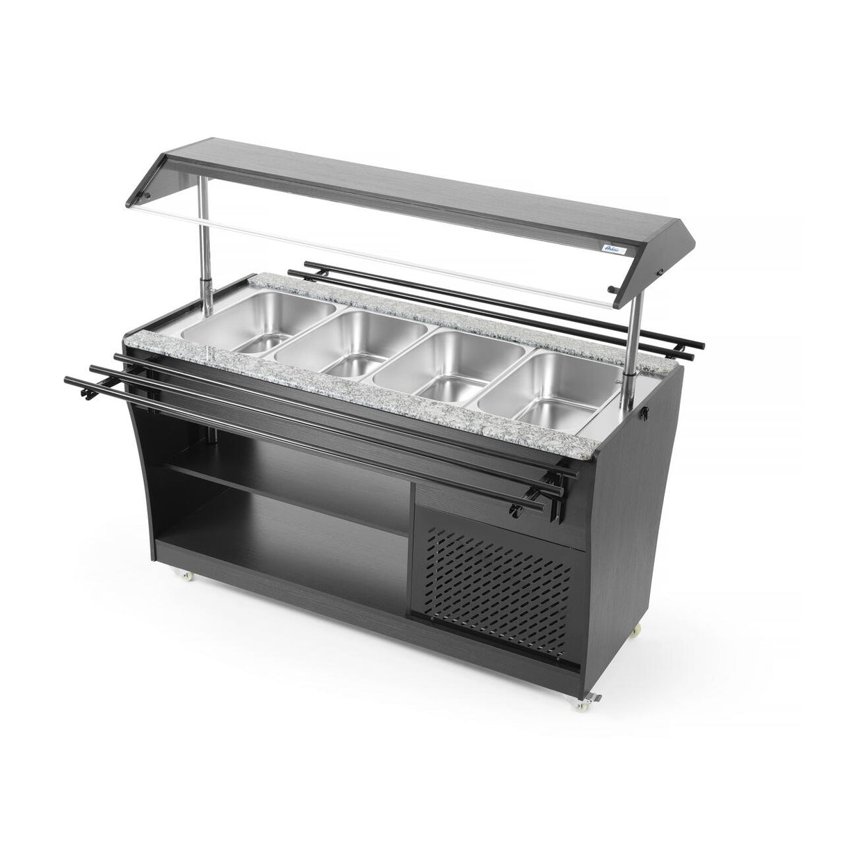 Carucior refrigerat GN1/1 pentru bufet Arktic, capacitate 1490L, 170w, 1490x765x(H)1370mm