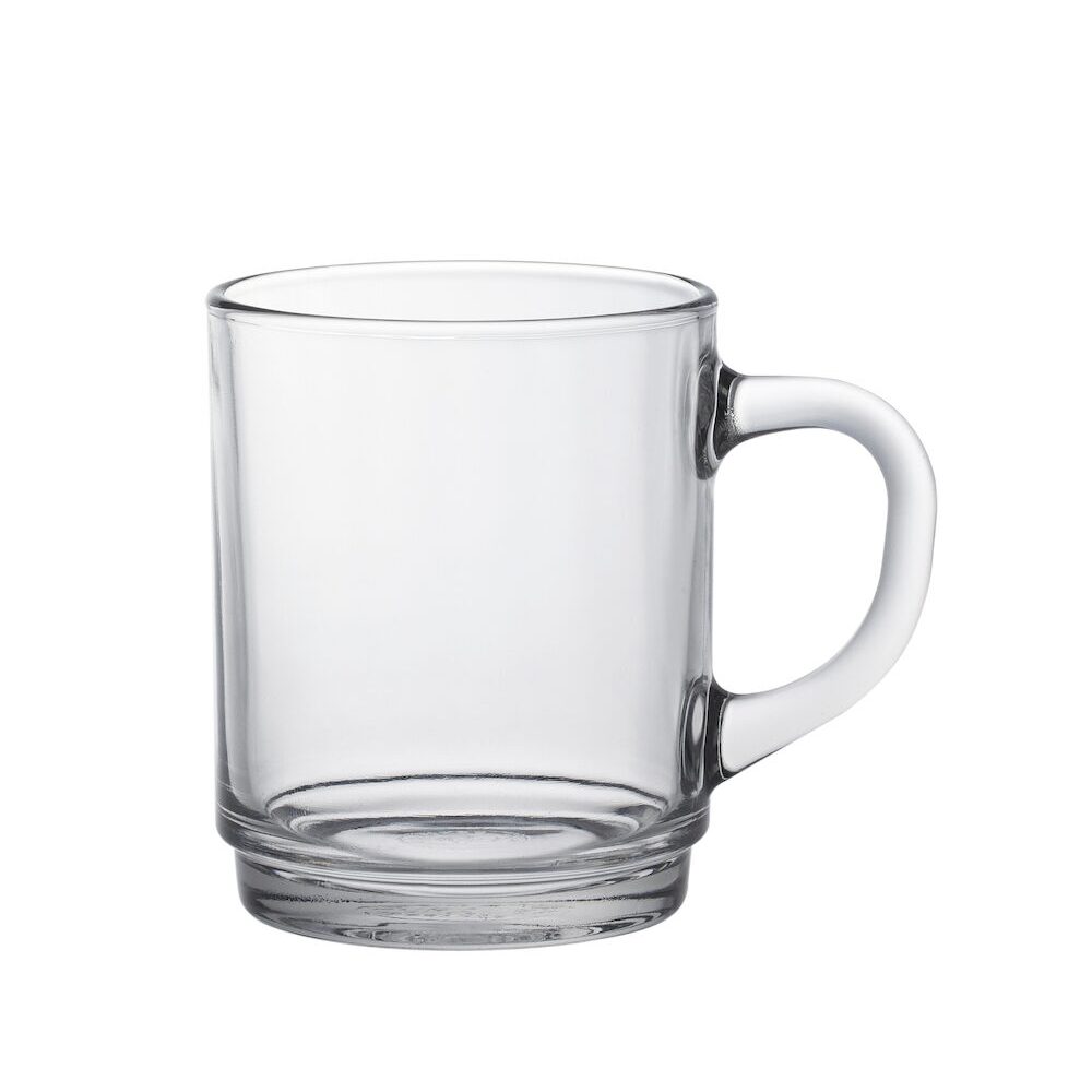 Cana cu maner With Handle Versailles  din sticla, Duralex, 260 ml, set 6 buc., ø72x(H)89 mm