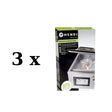 3 x Set 100 pungi vacuum netede 300x400 mm, 2 straturi, 75 microni, filtru UV