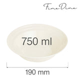 Bol Fine Dine, Crema 750 ml, 190 mm