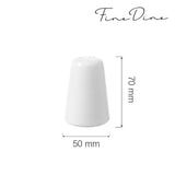 Solnita piper Fine Dine, Bianco, Alb, portelan vitrificat, 50x(H)70 mm
