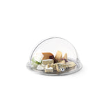 Capac rolltop cu buton cromat, plastic SAN ø380x(H)240 mm