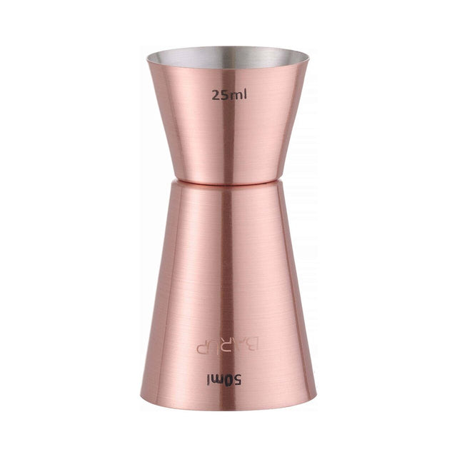 Jigger 25/50 ml, Bar up, Cupru, ø42x(H)86mm
