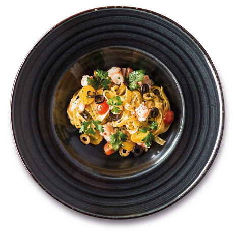 Farfurie Fine Dine, colectia Onix, dimetru 270 mm, portelan, rezistenta la temperaturi pana la 150 C