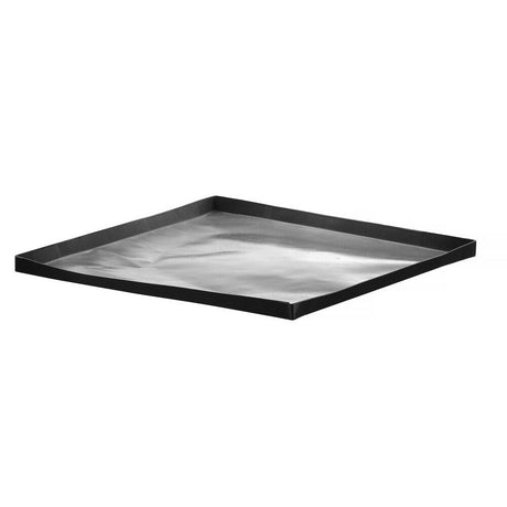 Tava pentru cuptoare cu convectie si microunde, antiaderenta, HENDI, neagra, 280x280x(H)18mm