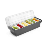 Cutie pentru ingrediente Hendi, 6 recipiente  480x150x(H)100mm