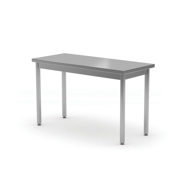 Masa de lucru centrala fara raft, HENDI, Kitchen Line, 800x600x(H)850mm