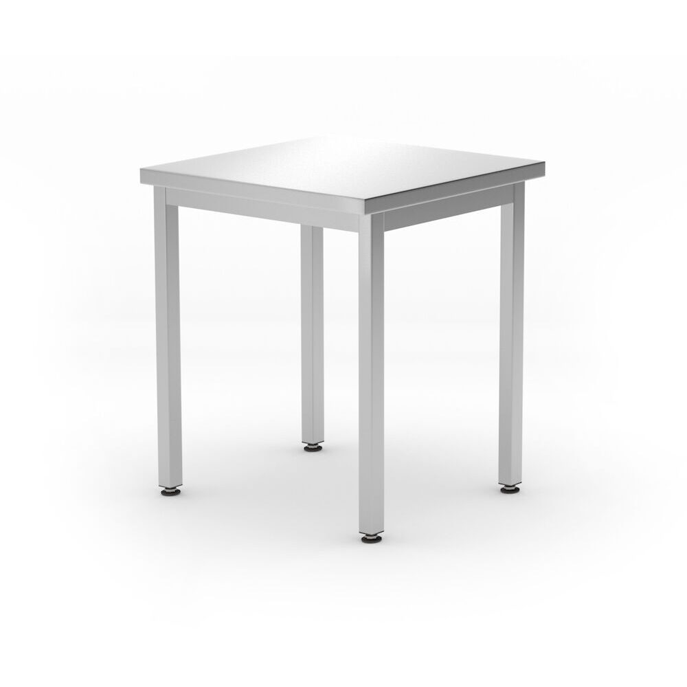Masa centrala fara polita Budget Line - insurubat, adancime 600 mm, HENDI, Budget Line, 600x600x(H)850mm