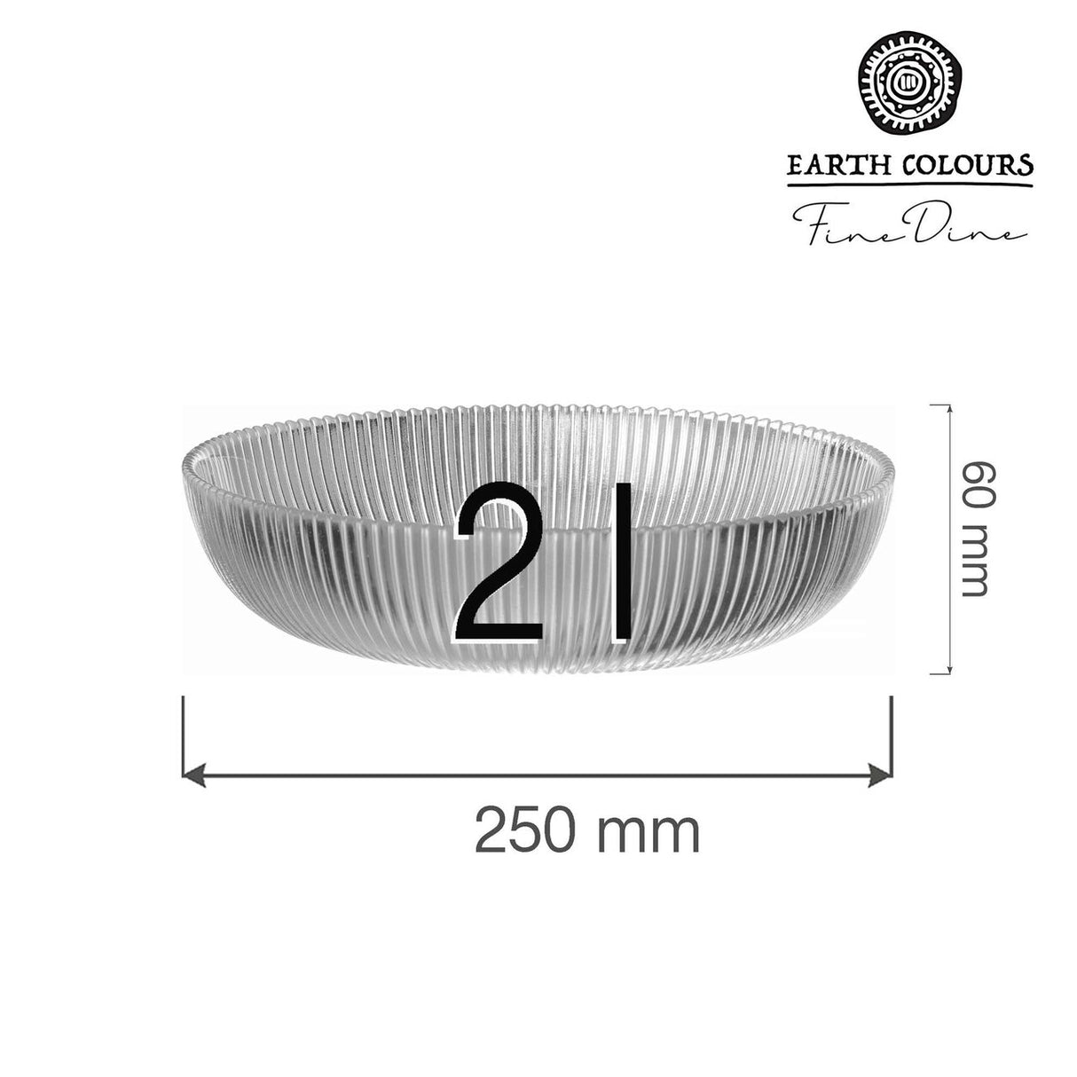 Bol Aura, 250mm, 2l Fine Dine