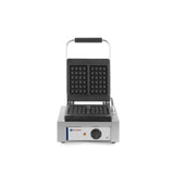 Aparat preparare vafe/waffles, profesional, Hendi, 1500W, suprafata gatire din fonta cu start anti-lipire, 480x320x(H)226 mm