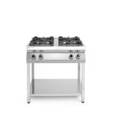 Masina de gatit cu 4 arzatoare pe stand deschis HENDI Smart, 2x3,5kW+2x6kW, 800x700x(H)900mm