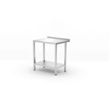 Masa de perete infiletata cu raft, HENDI Smart, dimensiuni 800x600x850mm Festival