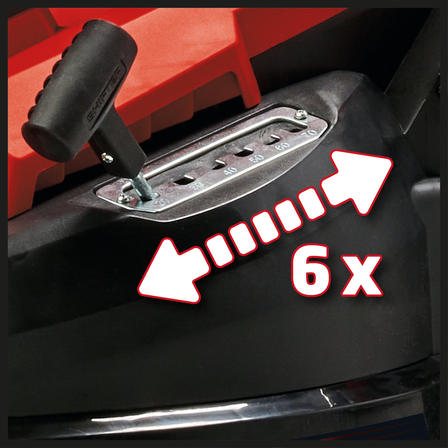 Einhell GC-EM 1800/43 elektromos fűnyíró (1800 W, 43 cm vágási szélesség, akár 800 m², 50 literes fűgyűjtő, központi vágási magasságállítás 20–65 mm vágási magassággal)