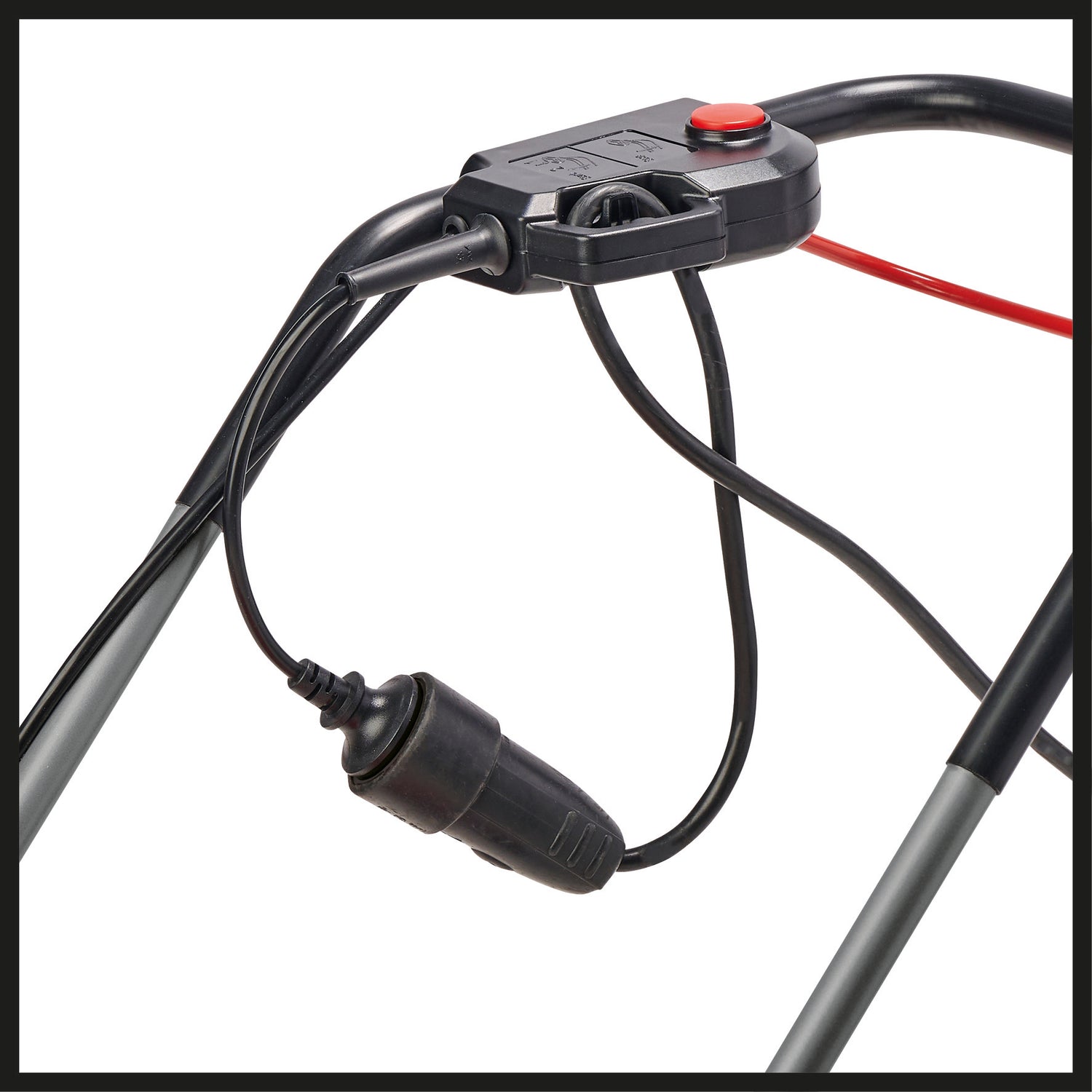 Einhell GC-EM 1800/43 elektromos fűnyíró (1800 W, 43 cm vágási szélesség, akár 800 m², 50 literes fűgyűjtő, központi vágási magasságállítás 20–65 mm vágási magassággal)