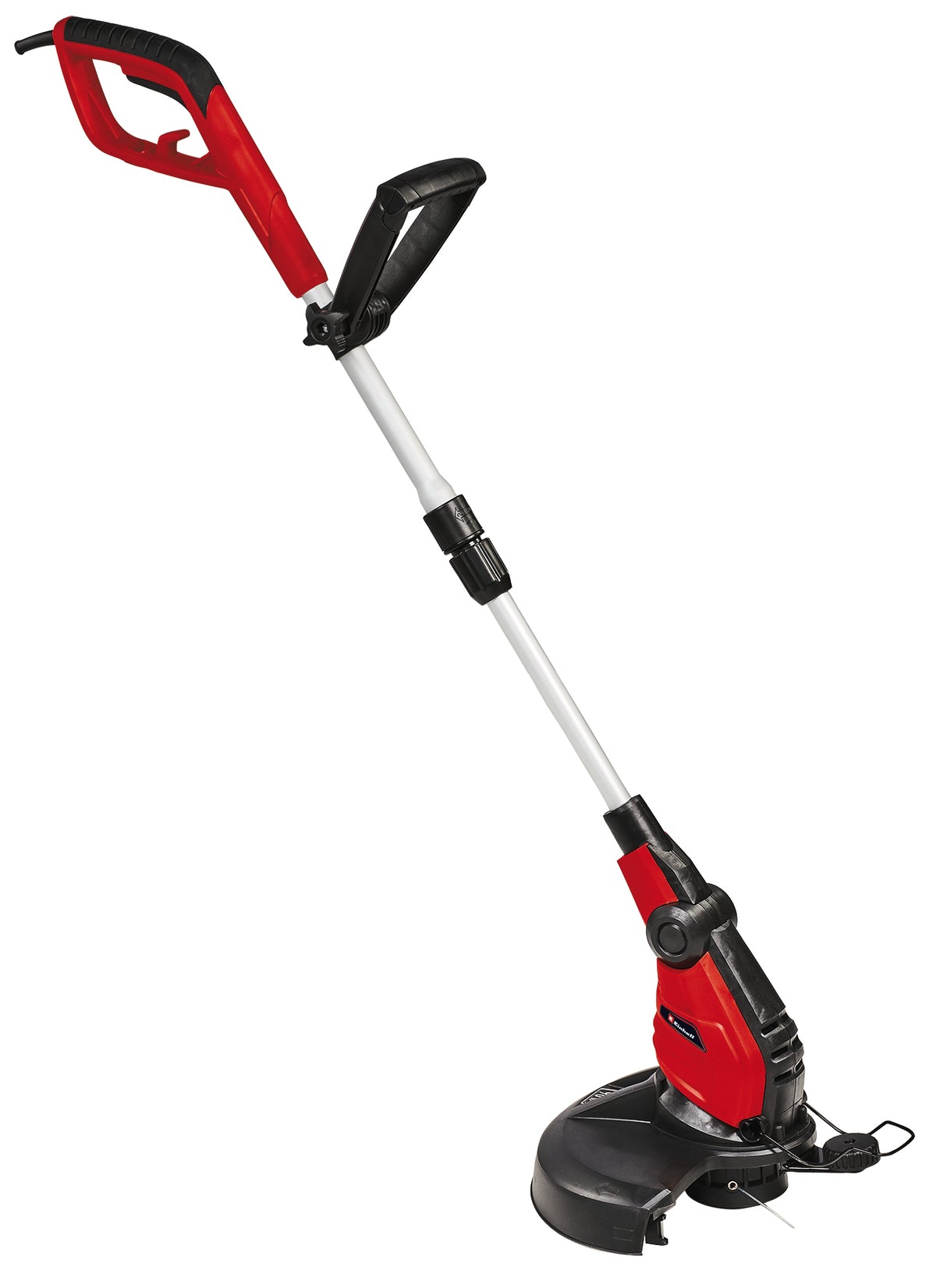 Set de tuns iarba electrica Einhell GC-ET 4530 (cap motor cu 4 setari de inclinare si rotatie la 180°, maner telescopic extensibil continuu din aluminiu, protectie pentru flori
