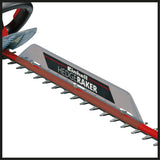 Trimmer electric pentru gard viu Einhell GE-EH 7067 (700 W, lama din otel slefuit cu diamant, taiat cu laser, angrenaj metalic, protectie la impact, inclusiv protectie la taietor