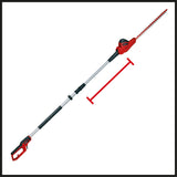 Einhell GC-HH 5056 elektromos sövényvágó, 500 W, vágási hossz 47 cm, kihúzható 170-250 cm, fogak közötti távolság 20 mm, 5 sebességes motorfej-állítás