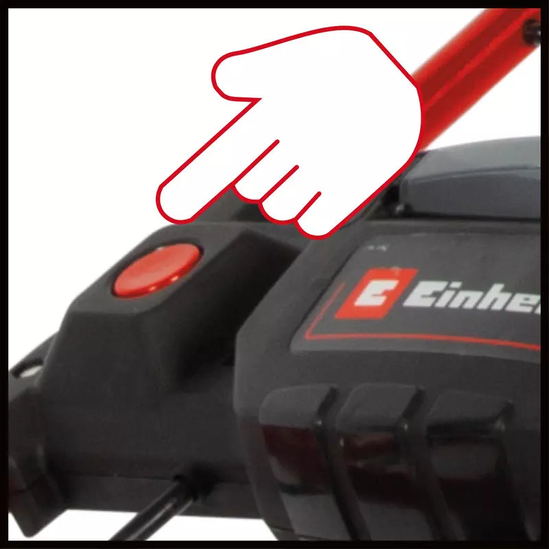Masina de tuns iarba pe benzina Einhell GC-PM 51/3 S HW-E Li,2.7 kW, motor in 4 timpi cu 1 cilindru, roti mari, pornire cu sfoara, functie pornire electrica, inclusiv baterie 2.0 Ah si incarcator - imagine 3