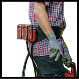 Curea de transport/suport pentru baterii Einhell originala GE-PB 36/18 Li Power X-Change (pentru transportul direct pe corp al bateriilor PXC, pentru alimentare de 18 V si 36 V, lungime reglabila a curelei pana la 150 cm