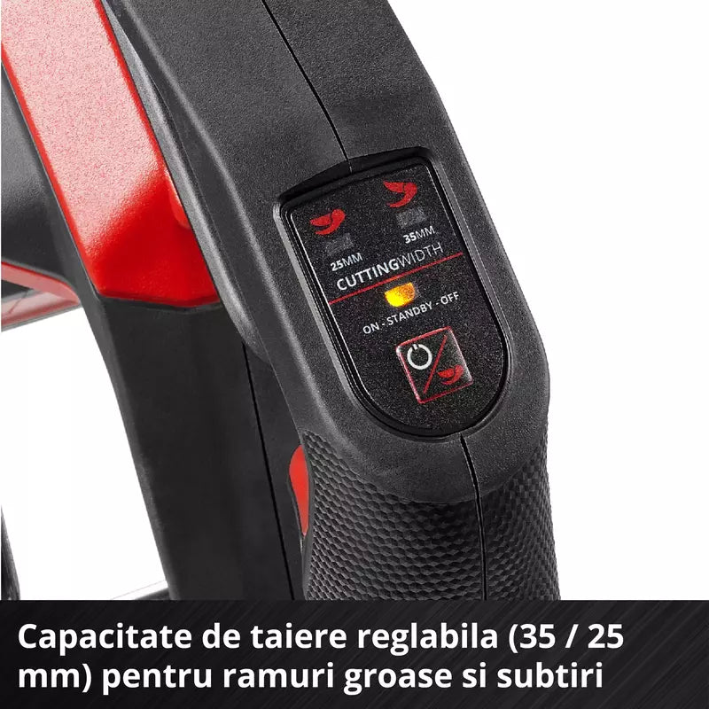 Foarfeci Pe acumulator pentru crengi Einhell Professional GP-LS 18/35 Li BL-Solo Power X-Change, 18 V, Brushless, ramuri pana la 35 mm, lame bypass, carlig metalic, maner Softgrip, fara baterie - imagine 6