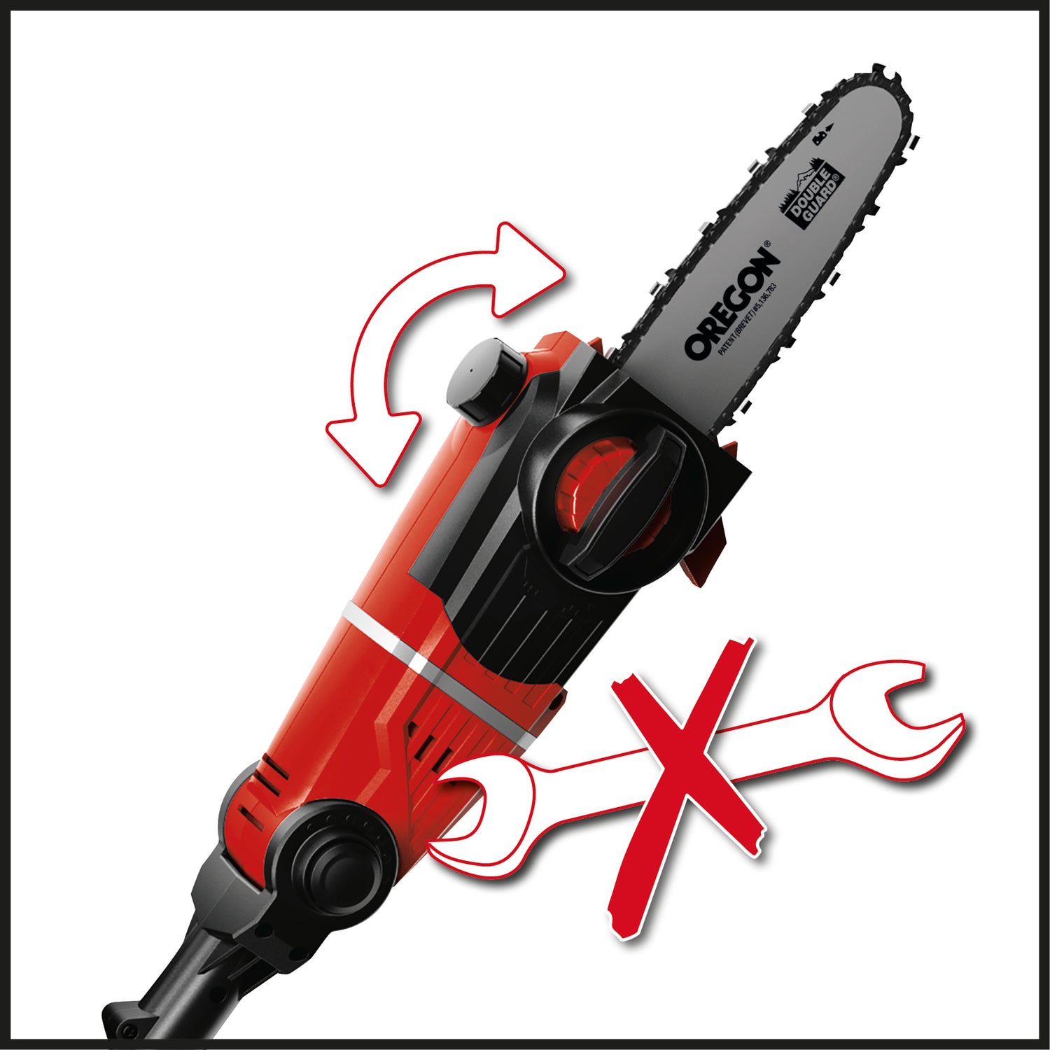 Unealta electrrica multifunctionala 2 in 1 cu acumulator Einhell GE-HC 18 Li T Kit (18V, 3Ah, masina de tuns gard viu si Fierastrau electric, incl. acumulator si incarcator interschimbabile