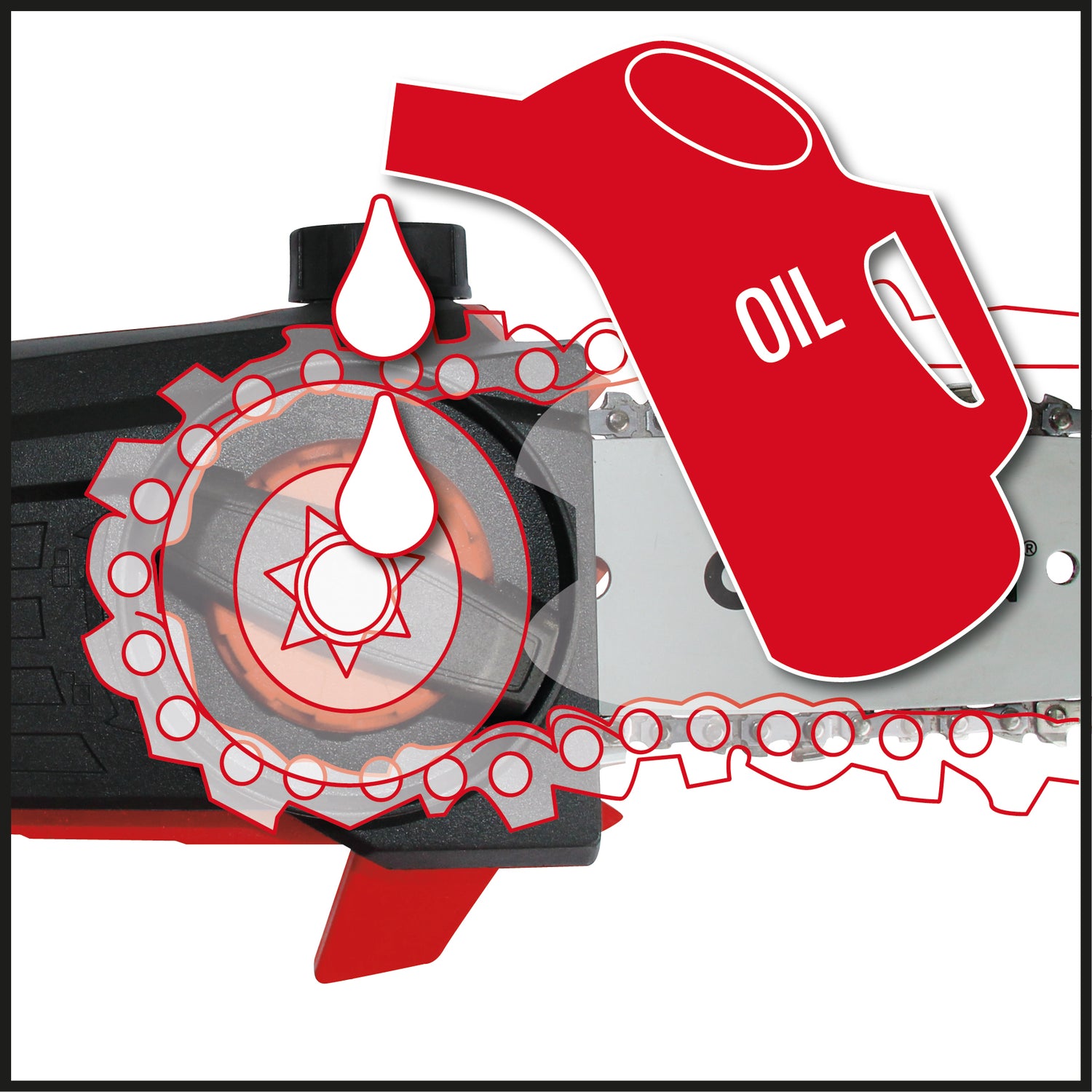 Fierastrau electric telescopic cu acumulator Einhell GE-LC 18 Li T-Solo, maner telescopic si auxiliar, sabie si lant Oregon, FARA acumulator si incarcator interschimbabile