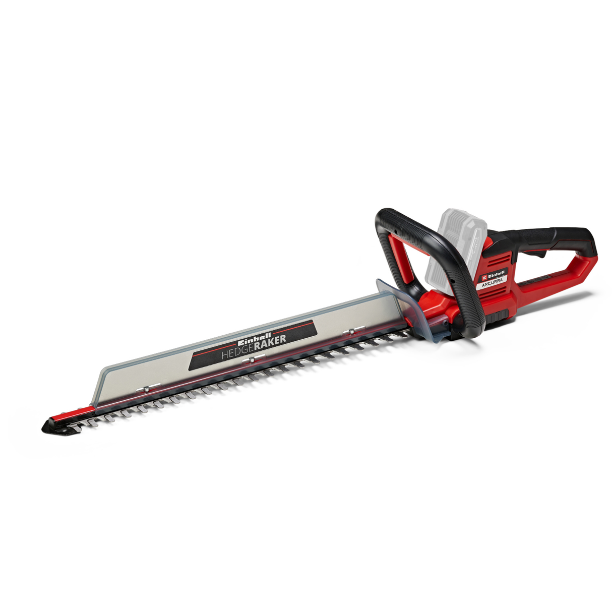 Einhell ARCURRA 18/55 Power X-Change akkus sövényvágó (18 V, vágási hossz 55 cm, fogtávolság 18 mm, törmelékgyűjtővel, karcsú első fogantyúval, akkumulátor nélkül)
