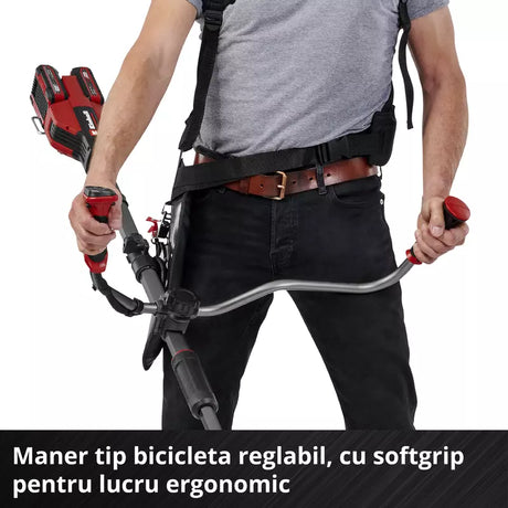 Motocoasa pe acumulator Einhell Professional GP-BC 36/430 Li-i BL - Solo Power X-Change, 36 V, motor fara perii, latime taiere 43 mm, fir dublu cu avans automat, disc cu 3 dinti, fara baterie - imagine 7