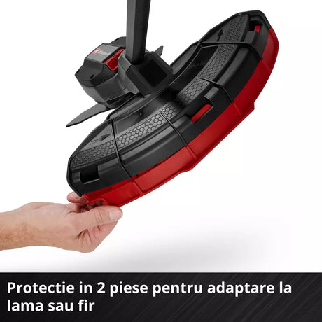 Motocoasa pe acumulator Einhell Professional GP-BC 36/430 Li-i BL - Solo Power X-Change, 36 V, motor fara perii, latime taiere 43 mm, fir dublu cu avans automat, disc cu 3 dinti, fara baterie - imagine 8