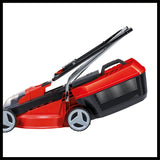 Masina de tuns iarba pe acumulator Einhell City GE-CM 18/30 Li-Solo Power X-Change, 18 V, latime de taiere 30 cm, pana la 150 m², fara perii, colector de iarba 25 L, inaltime de taiere 30-70 mm, fara baterie